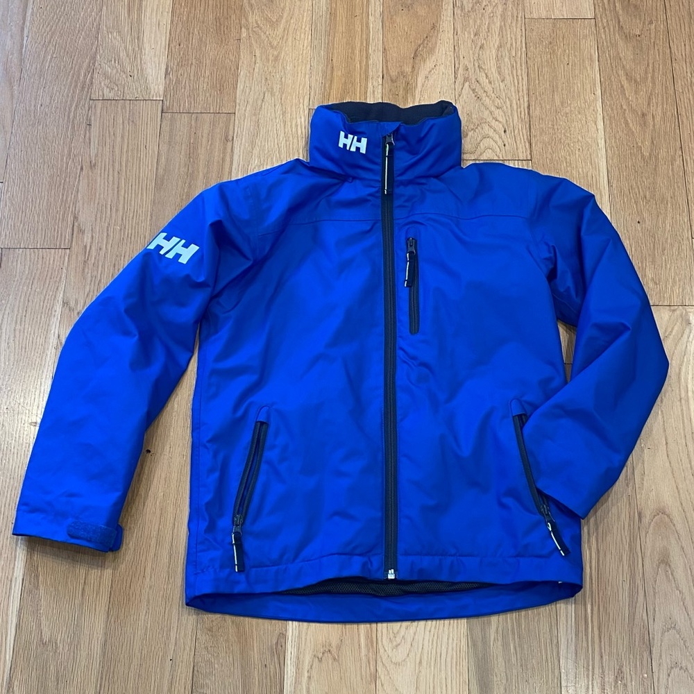 Helly Hansen Royal Blue Winter Waterproof Jacket, Youth 12
